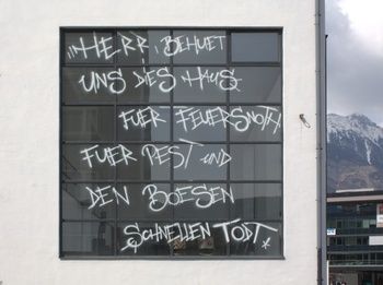 Der Haussegen für das Adambräu