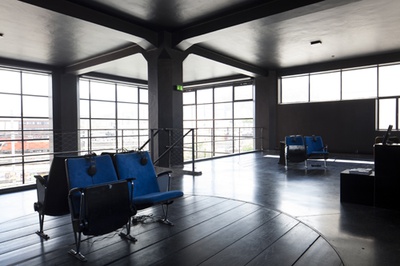 Blick in die Ausstellung "film foto foto film" im aut