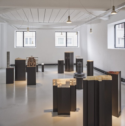 Blick in die Ausstellung – Modelle