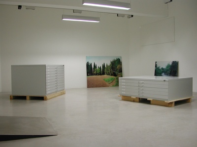 Blick in die Ausstellung im aut