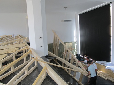 Ausstellungsaufbau - Tag 3