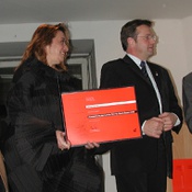 Preisverleihung 2002 mit Zaha Hadid