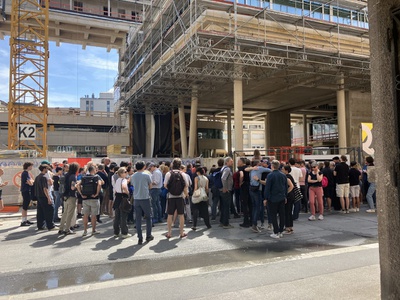 Vorstellung der Baustelle RAIQA – Quartier Innsbruck Mitte durch Pichler & Traupmann Architekten