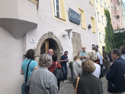 Hall: kontor Boutiquehotel