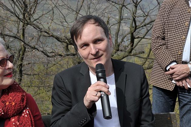 Martin Krenn bei der Eröffnung