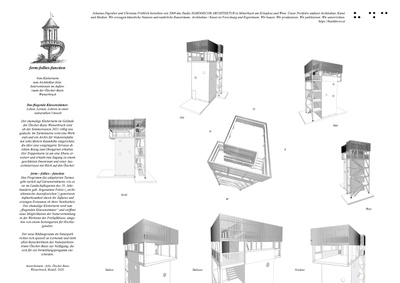 Aussichtsturm – folie, 3D-Modell, 2020
