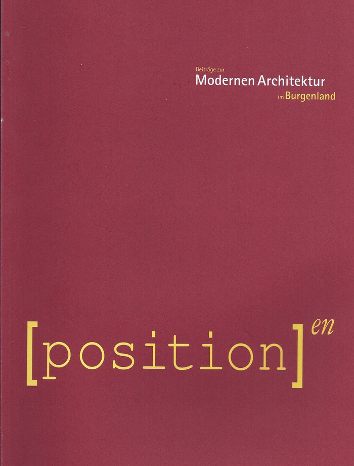 Positionen - Moderne Architektur im Burgenland