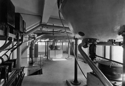 Maischbottich- und Läuterbottich-Antrieb, um 1931; Foto: Archiv Franz Peter Brasdauski