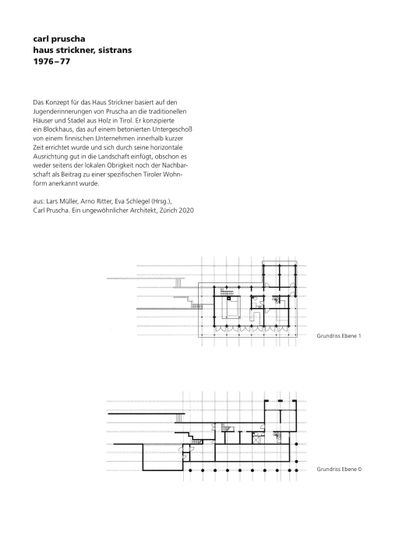 Einführungsseite Haus Strickner