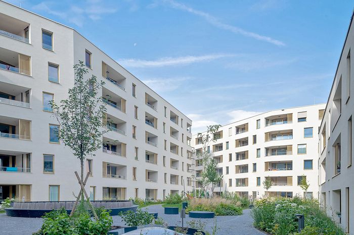 Stadt Carré Wilten, Innsbruck (ARCHITEKTUR-B(R)AUEREI) mit StoSignature Exterior, StoBrick, Sto-Therm Mineral