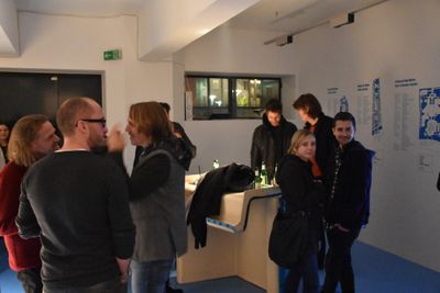 Eröffnung der Kellerbar "LSF 50" von Anna Lerchbaumer, Pia Prantl und Andreas Zißler