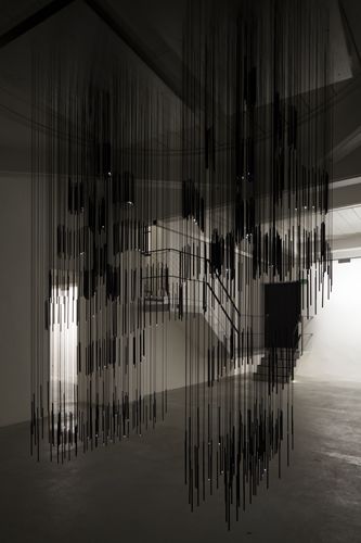 Blick in die Ausstellung "Rens Veltman: Infra und Ultra oder Colonise the Dark"