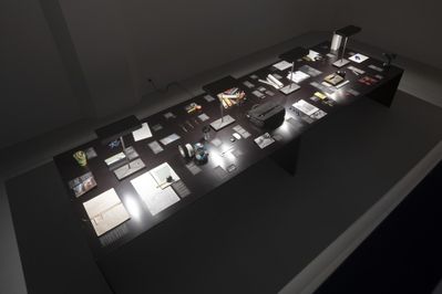 Blick in die Ausstellung "einfach alltäglich" im aut.