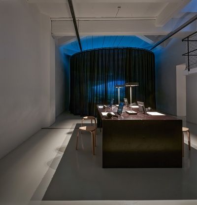 Blick in die Ausstellung "Über Othmar Barth"