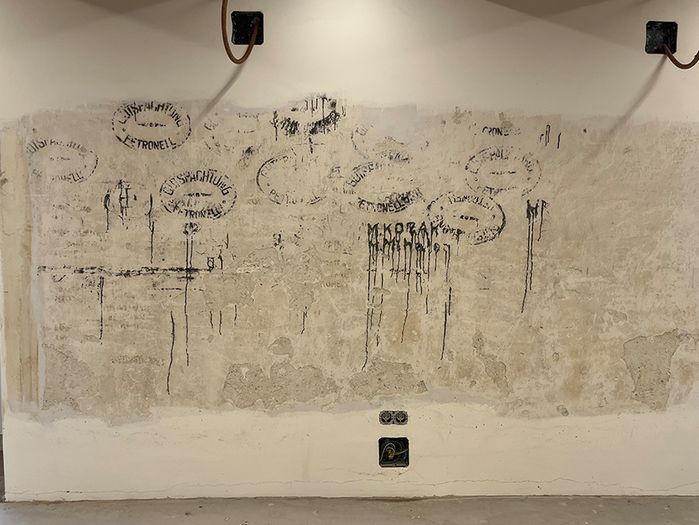 Schüttkasten Gut Petronell _ Wandmalerei