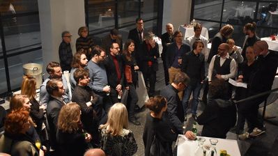 Abendessen mit Partnern und Sponsoren im aut am 24. Feber 2018