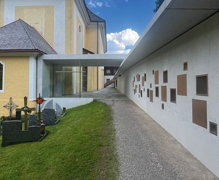 Anerkennung: Urnenfriedhof, Außervillgraten, 2023 (Architektur: Peter Paul Rohracher)