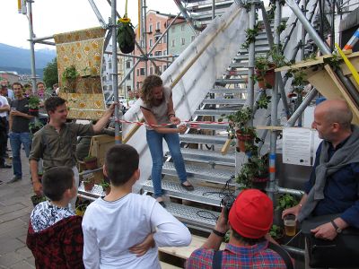 Die stattSTUBE war der zentrale Ort der Architekturtage 2012 in TIrol