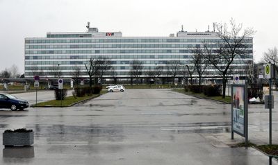 Verwaltungsgebäude "EVN" - Maria Enzersdorf, Planung: Gustav Peichl, Wilhelm Hubatsch und Franz Kiener, 1962