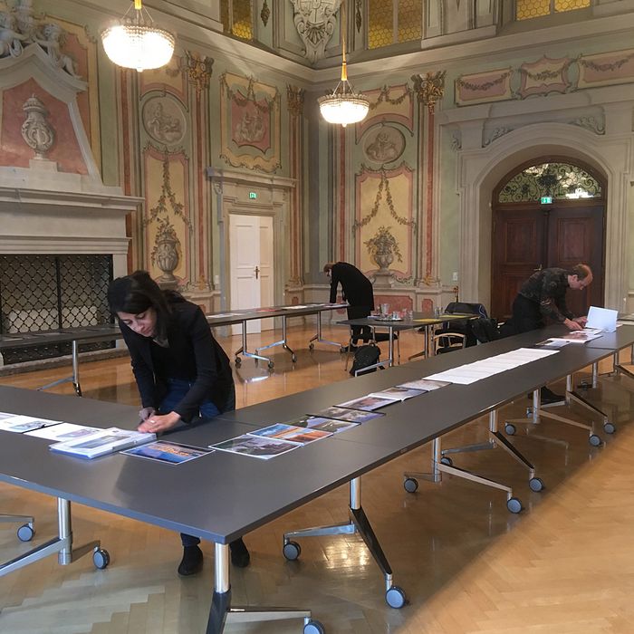 Die Jury 2018 bei der Arbeit