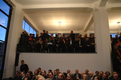 Eröffnung aut. architektur und tirol und Archiv für Baukunst am 14. Jänner 2005