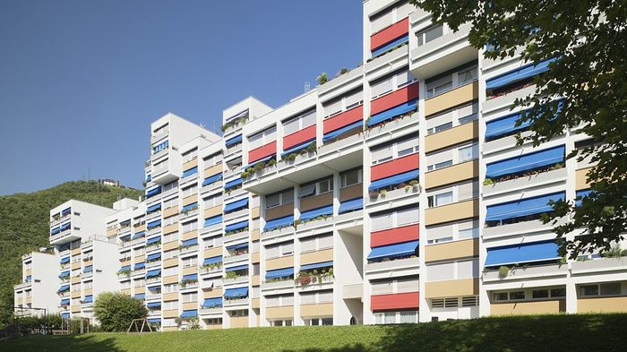 Othmar Barth, Wohnsiedlung Haslach, Bozen, 1974 – 84