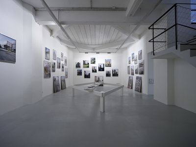 Blick in die Ausstellung "Italomodern" im aut