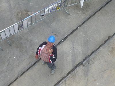 Architektur in Bewegung – Kranfahrten im Herzen der Stadt. Auf der Baustelle des Neuen Kaufhaus Tyrol von David Chipperfield Architects © aut. architektur und tirol