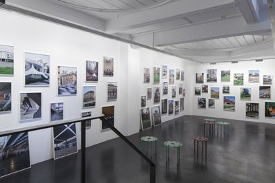 Blick in die Ausstellung "Italomodern 2" im aut