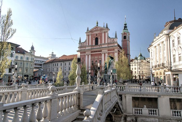 Jože Plečnik, Drei Brücken (1932), Ljubljana