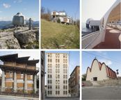 6 in der Ausstellung "italomodern 2" gezeigte Projekte