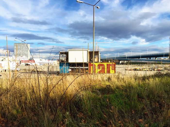 Das Mobile Stadtlabor als OPENmarx im Stadtteil Neu Marx, Wien.