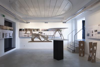 Blick in die Ausstellung "Potenziale 2" im aut