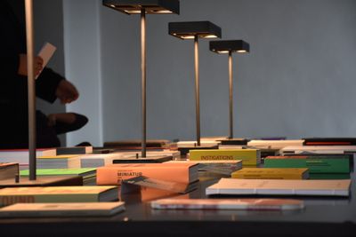 Pressegespräch zur Ausstellung "Lars Müller: Bücher bauen"