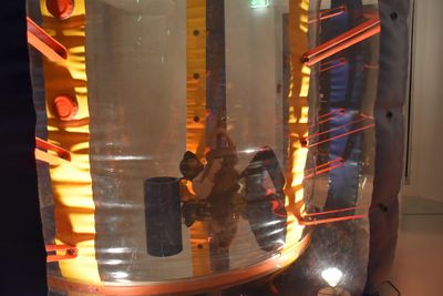 Konzert von Charles Millot im Volumen "Tonlift" bei der Ausstellungseröffnung