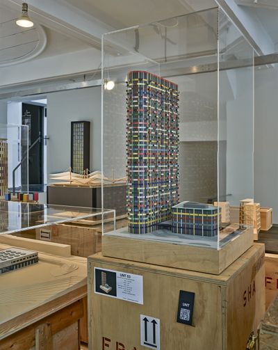 Blick in die Ausstellung "Open Box"