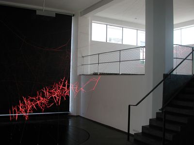 Rauminstallation "Red Respect"