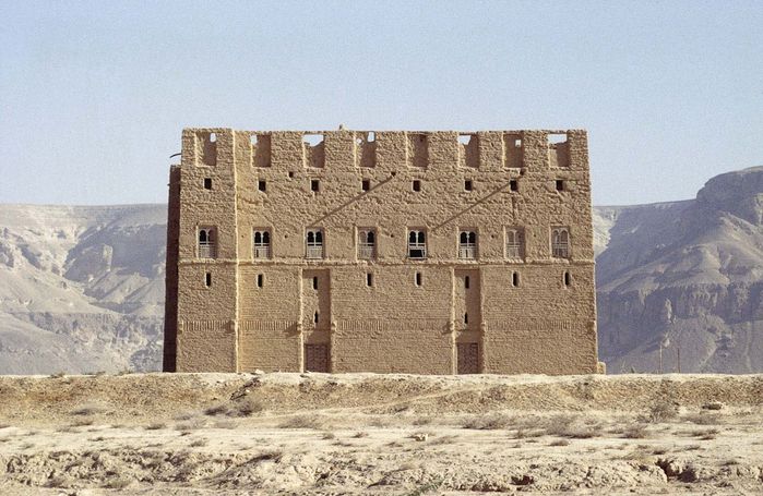 Lehmbau im Hadramant, Jemen