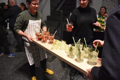 Abendessen mit Partnern, Sponsoren und Förderern im aut am 5. Feber 2023