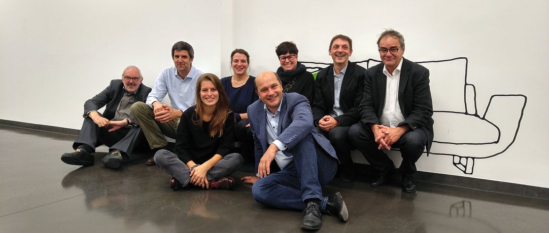 v.l.n.r.: Norbert Steiner, Timo Riess, Carina Sacher, Anna Soucek, Johannes Pressl, Franziska Leeb, Franz Denk, Nott Caviezel