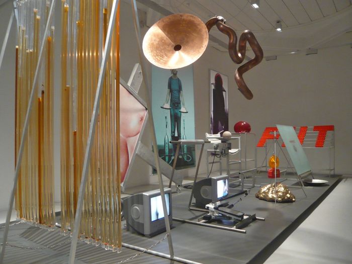 Blick in die Ausstellung im aut