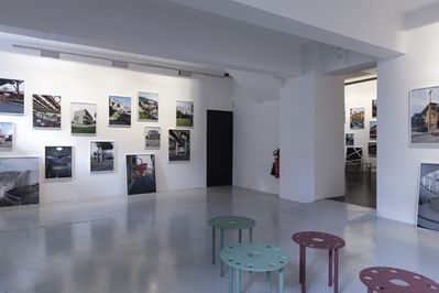 Blick in die Ausstellung "Italomodern 2" im aut