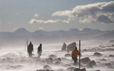 Besteigung des Snøhetta