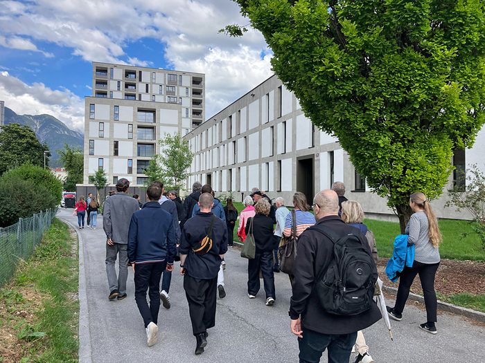 "Vor Ort" beim Wohnbau "Am Zeughaus"