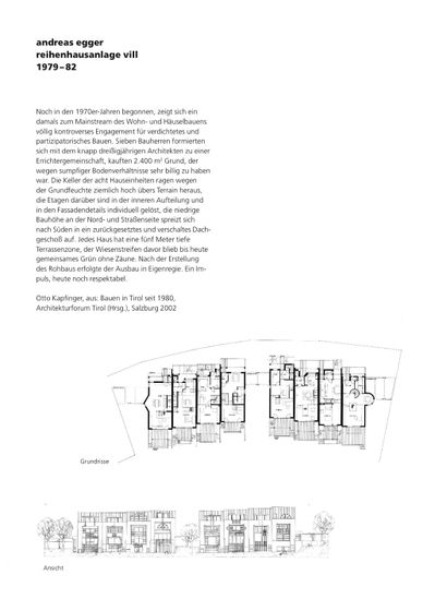 Einführungsseite Reihenhausanlage Vill