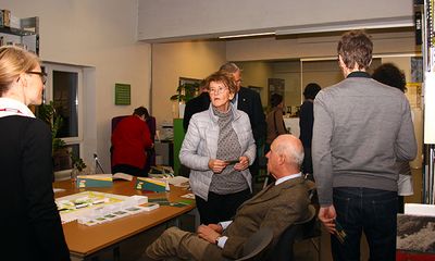 ...und schon bricht man auf, um in kleineren Runden seine Argumente vielleicht besser vertreten zu können...