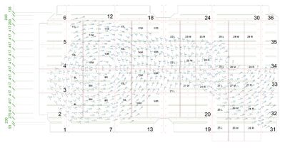 Krater Fajan, Viel TamTam um Nichts, Ansicht Decke