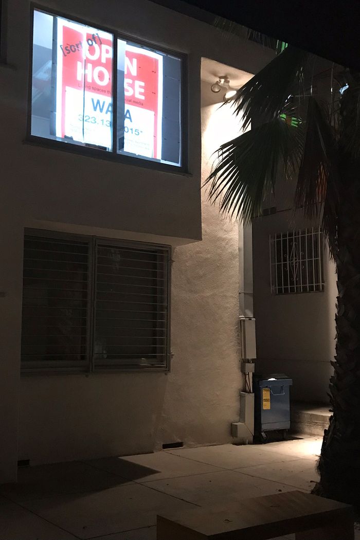 "[sort of] Open House", Los Angeles, 2017