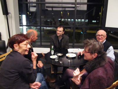 Vortrag von Friedrich Achleitner – Vortrag des renommierten Architekturhistorikers und Schriftstellers Friedrich Achleitner – vor über 20 Jahren erster Vortragender im Architekturforum Tirol – über die Denkmäler von Bogdan Bogdanovic.