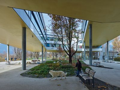 Wohnheim Olympisches Dorf, Innsbruck, 2011 – 2014 (Architektur: ARTEC Architekten)